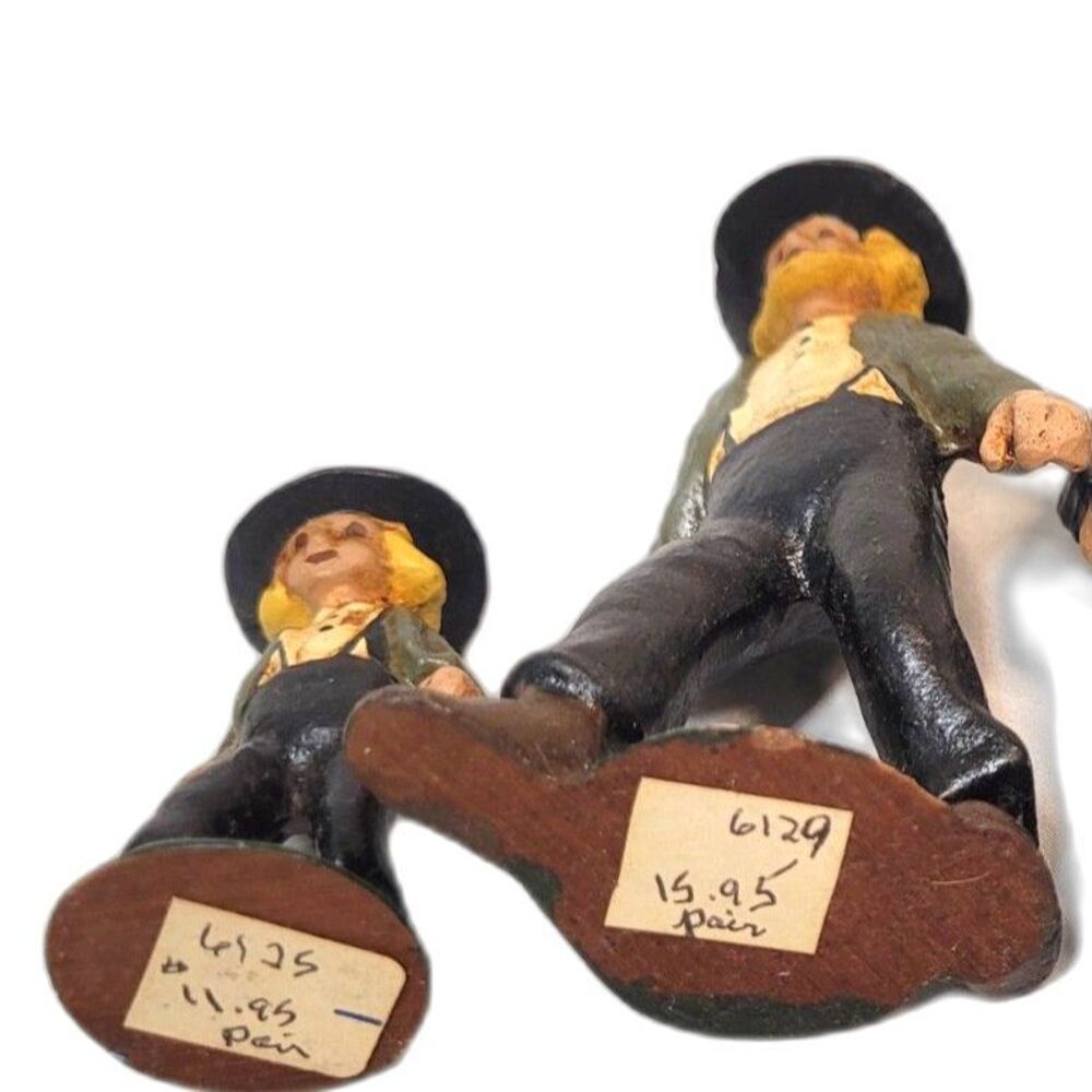 NWT Vintage Amish Handpainted Iron Figurines - 4 pc lot - Family figures NEW - Picture 7 of 9